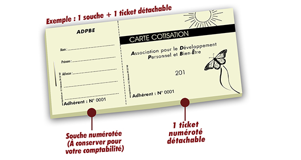 cartes adhérent papier 6