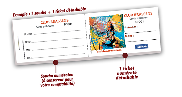 carte de club à imprimer 1