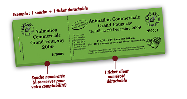 billets de tombola à imprimer pas cher Fougeray