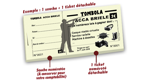 ticket personnalisé