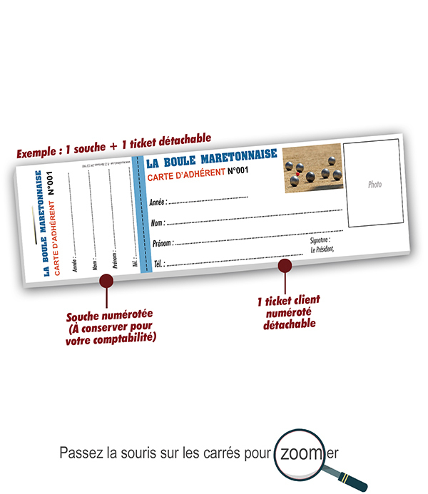 carte adhérent bouliste