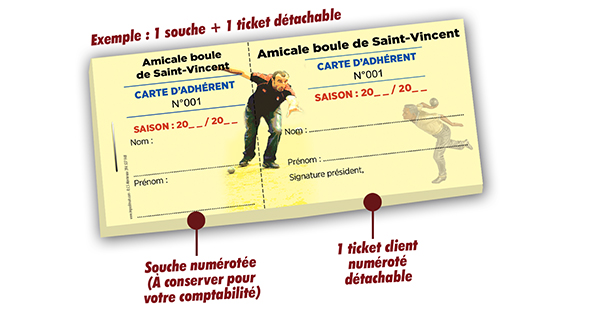 carte adhérent amicale boule