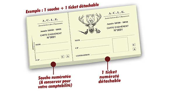 carte adhérent association chasse ACLE