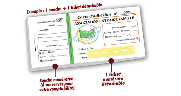 carte adhérent association entraide famille