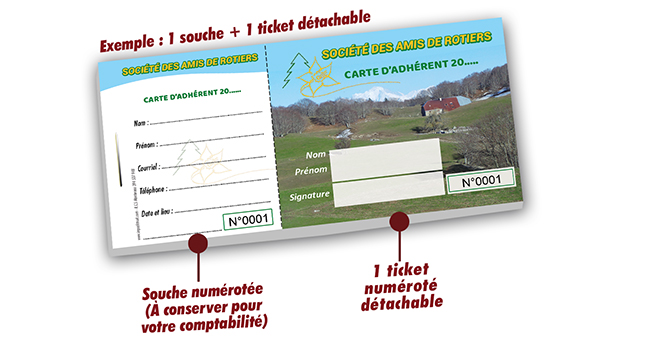 carte association à imprimer