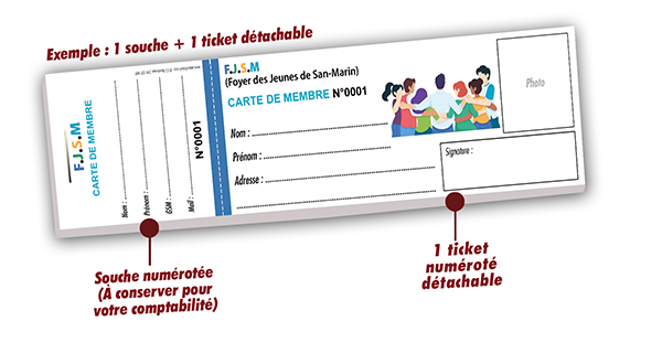 carte de membre association foyer des jeunes