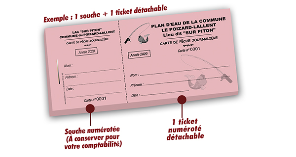 carte de pêche journée