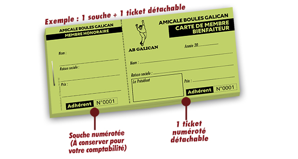 carte membre pétanque Galican