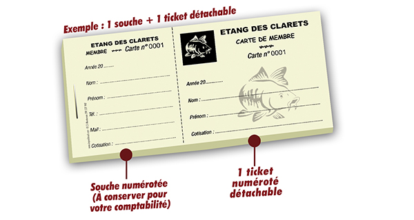 carte membre pour pêche