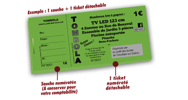 tombola ecole Chevillard