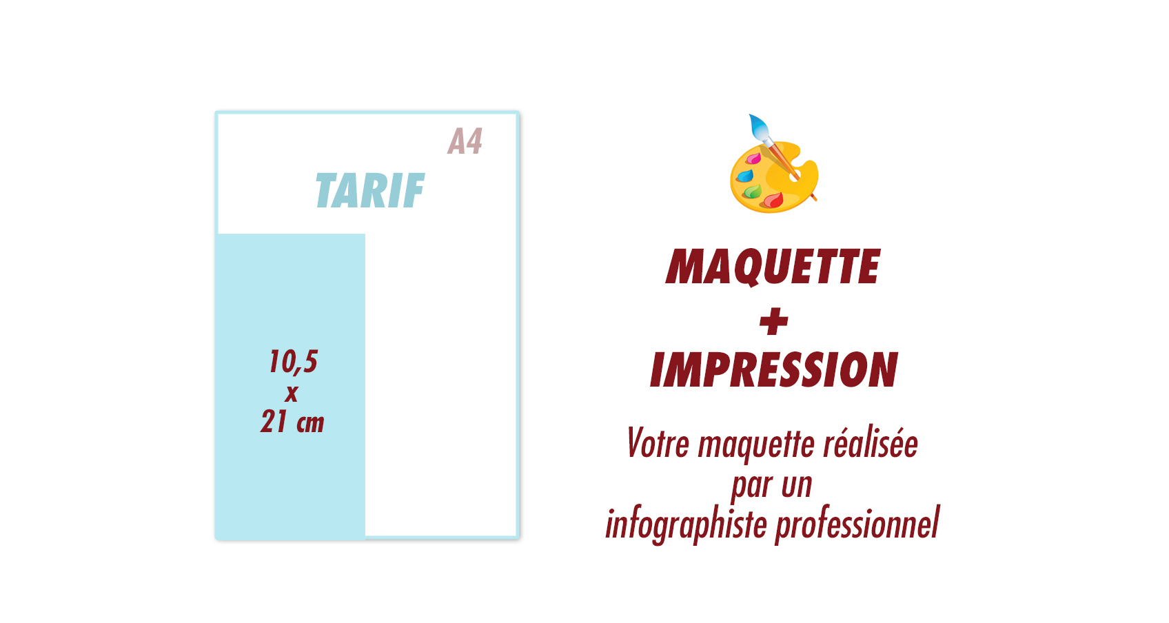 10.5x21 maquette + impression