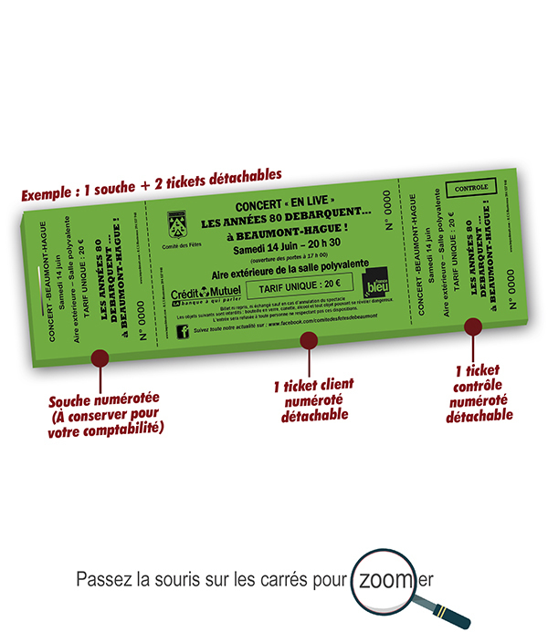 imprimer ticket concert pas cher Beaumont-Hague