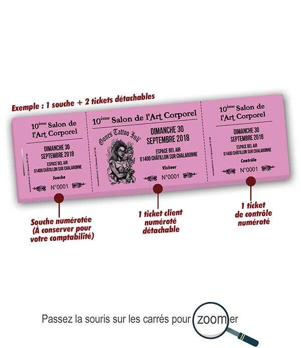 billet d'entrée salon de l'art corporel