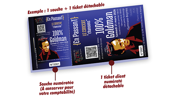 billet spectacle Concert Goldman