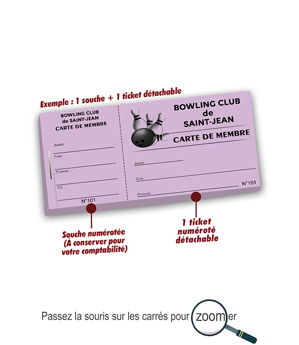 carte de membre club