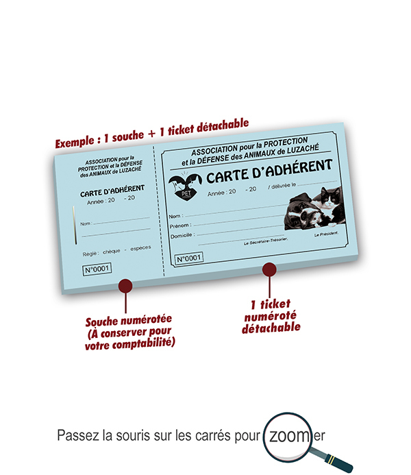 carte adhérent association animaux