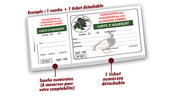 carte adhérent chasseurs du lac