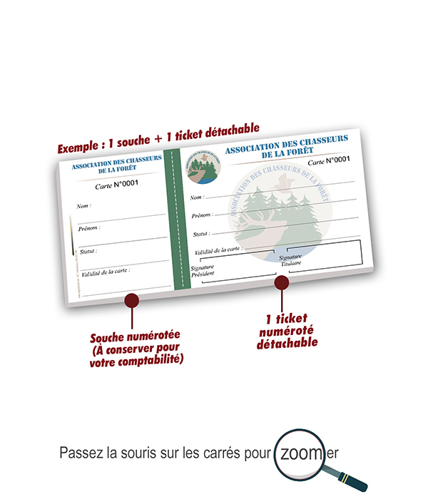 carte adhérent association chasse et forêt