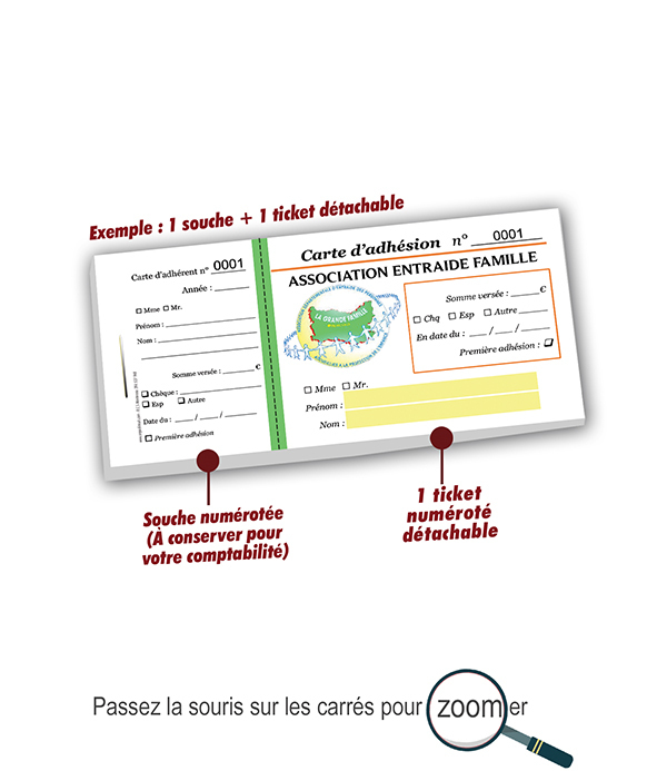 carte adhérent association entraide famille