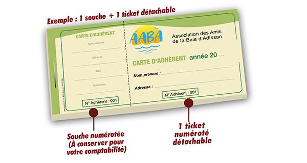 carte adherent association amicale