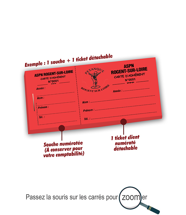 carte d'adhérent club de pétanque