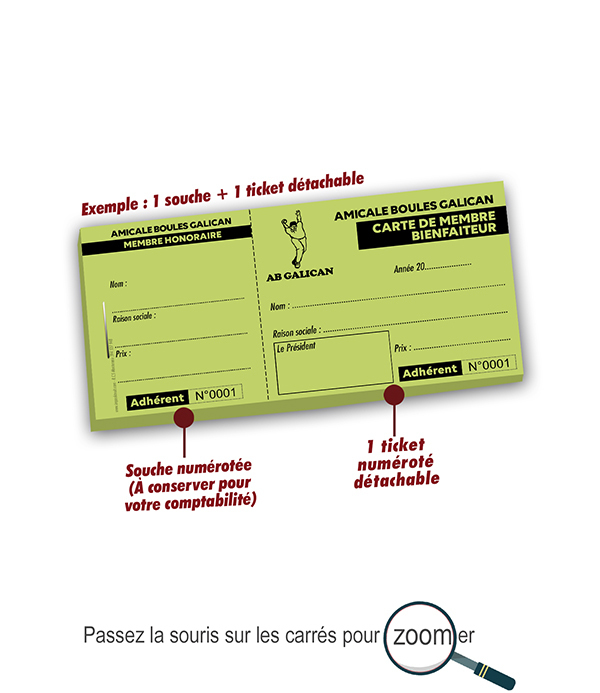 carte membre pétanque Galican