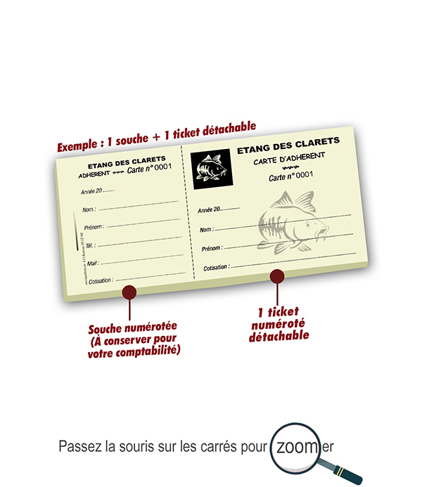 carte membre pour pêche