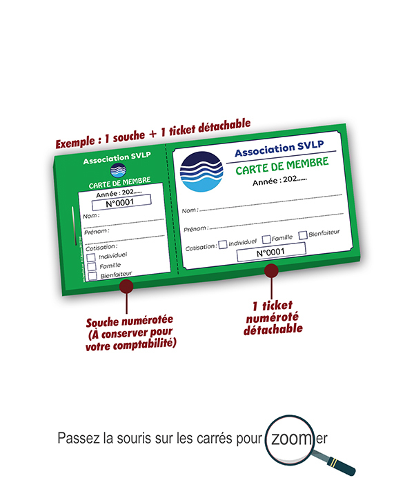 carte de membre association de sauvegarde