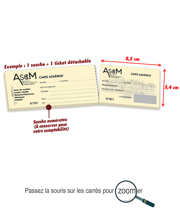 carte adhérent association loisirs 2