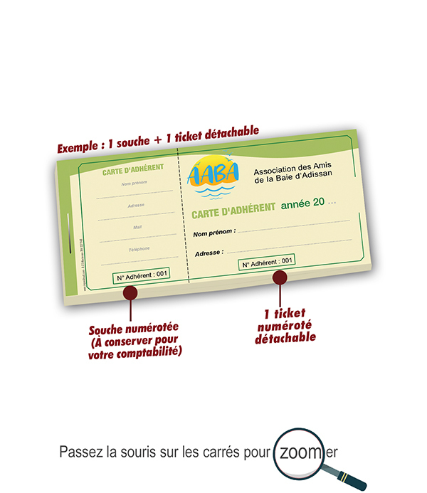 carte adherent association amicale