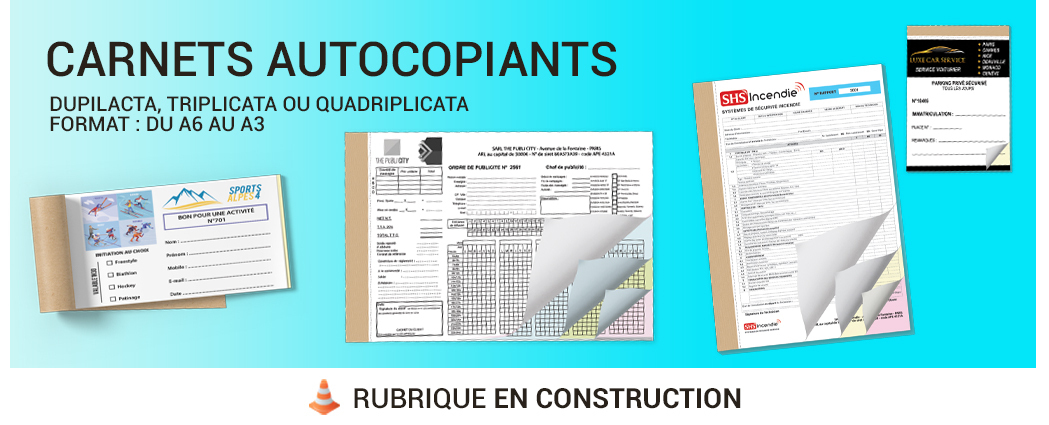 Rubrique autocopiants