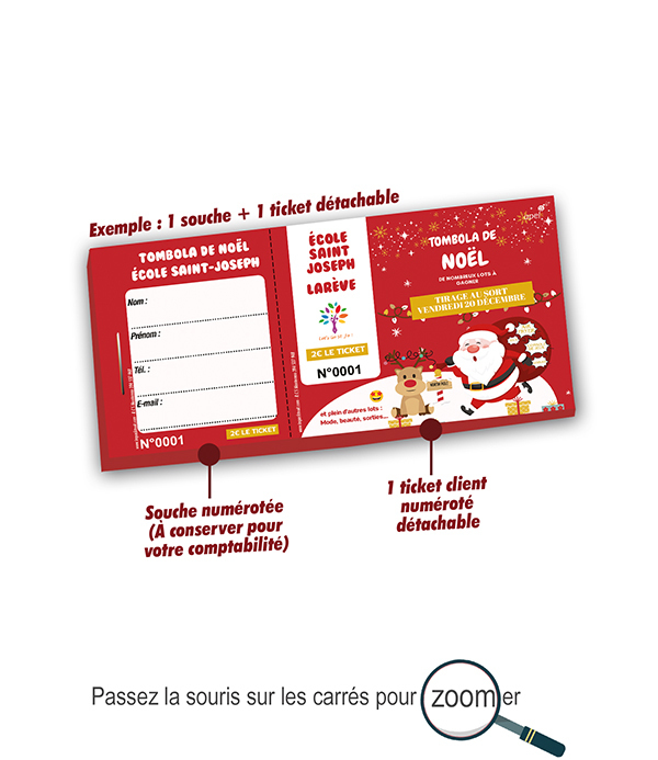 tombola noel école privée