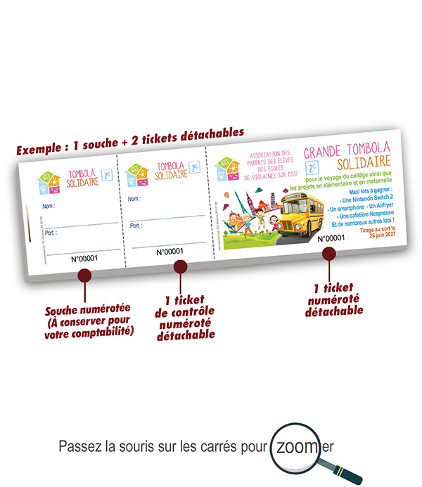 Tombola écoles solidaires
