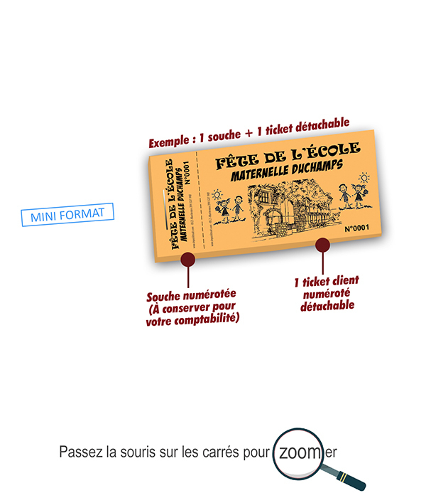 ticket fête de l'école