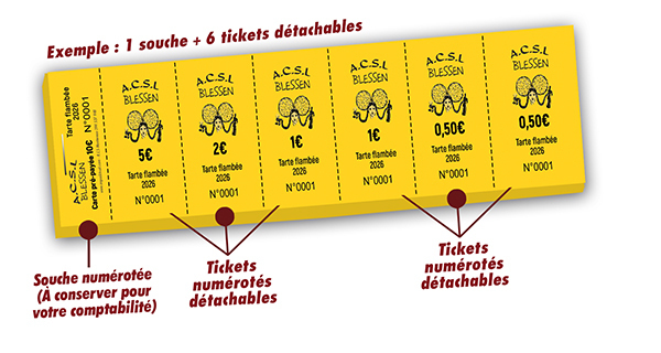 ticket repas tarte flambée