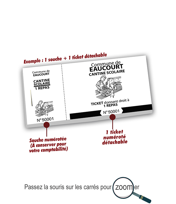 tickets de cantine scolaire Eaucourt