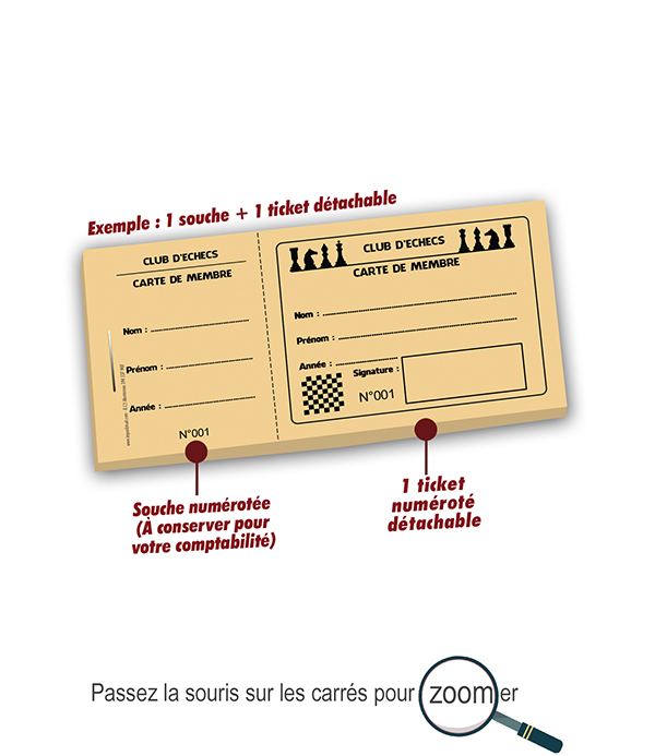 carte de membre impression