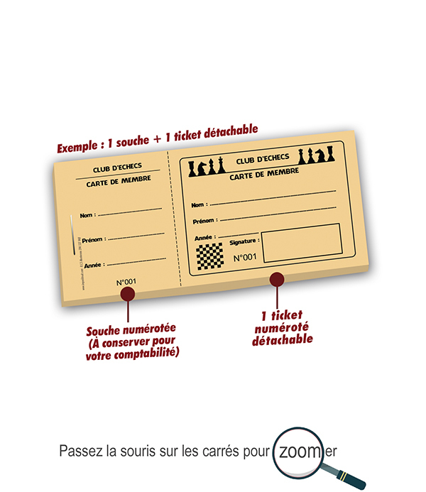 carte de membre impression