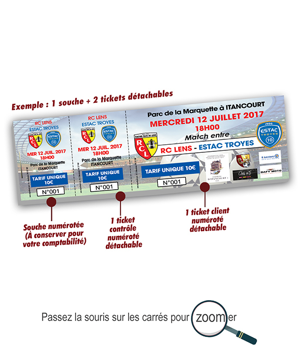 faire imprimer billets match football pas cher Itancourt