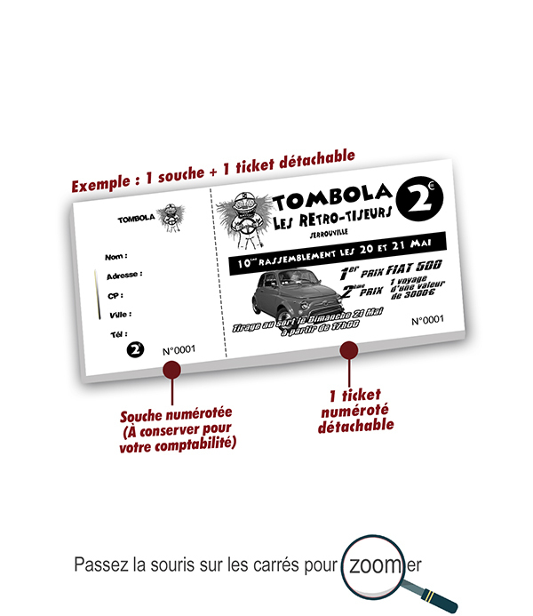 faire imprimer carnet tombola vite et à prix réduit Serrouville