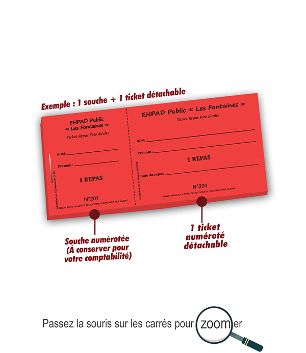 EHPAD tickets repas Fontaines