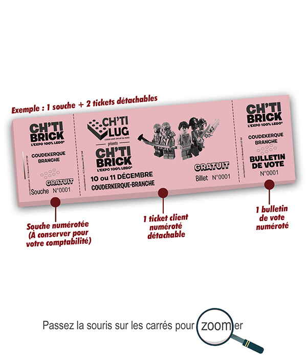 impression bulletins de vote pas cher expositions ch'ti brick