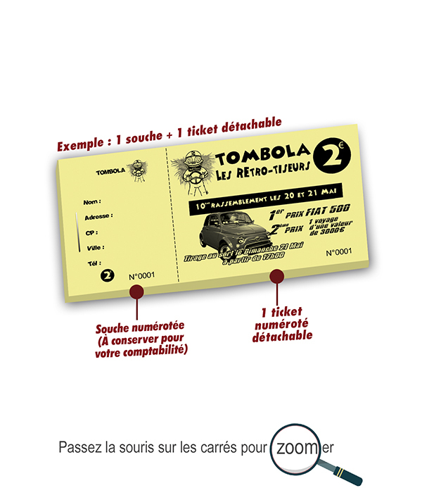 impression carnet tombola vite et à prix réduit Serrouville