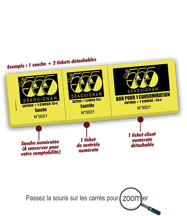 Copie de imprimer pas cher billetterie discothèques théatres 555