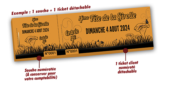 imprimer pas cher billetterie fête du champignon