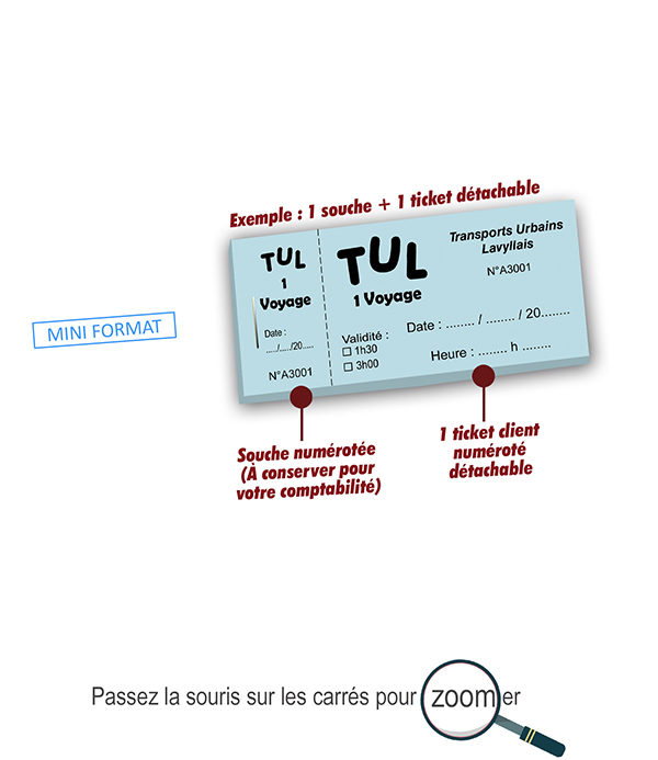 imprimer ticket de transport