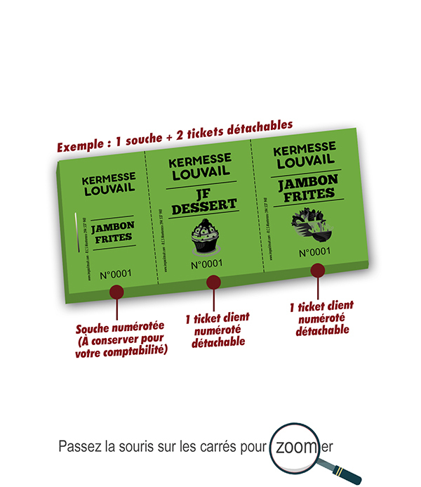 tickets repas kermesse Louvail