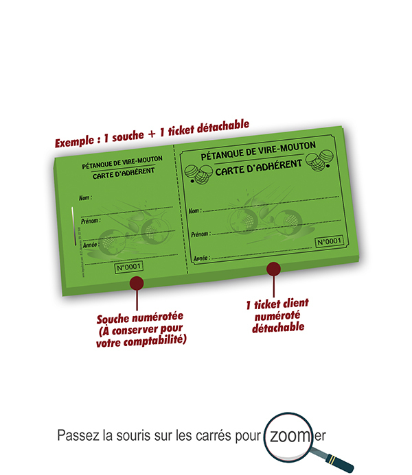 modèle carte adhérent pétanque