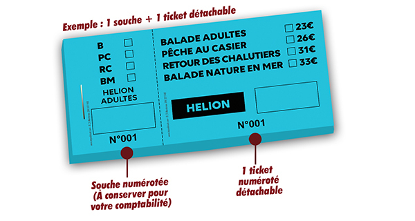 modèle ticket balade en bateau