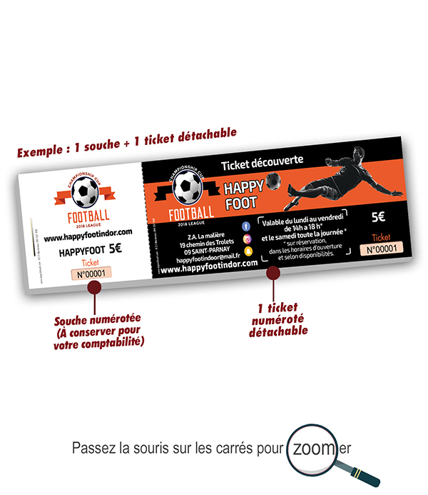 Modèle tombola parsonnalisée Happyfoot